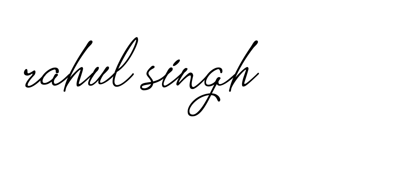 Signature of rahul-singh