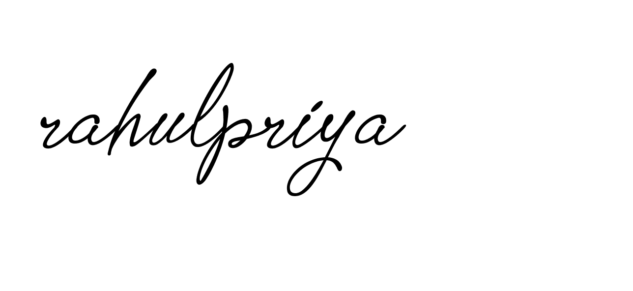 Signature of rahulpriya