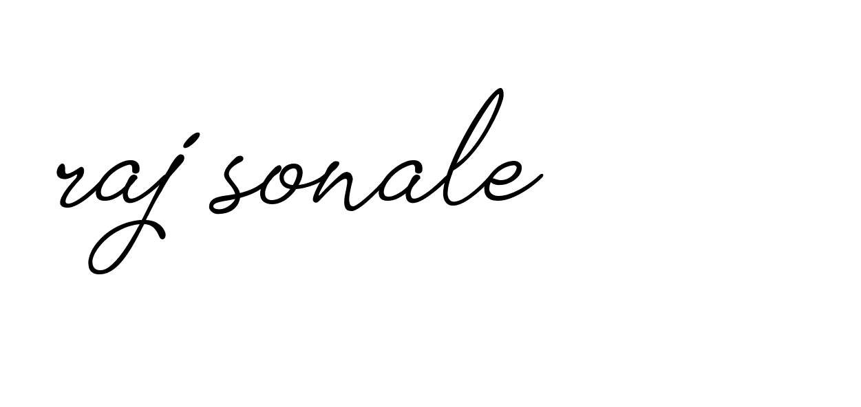 Signature of raj-sonale