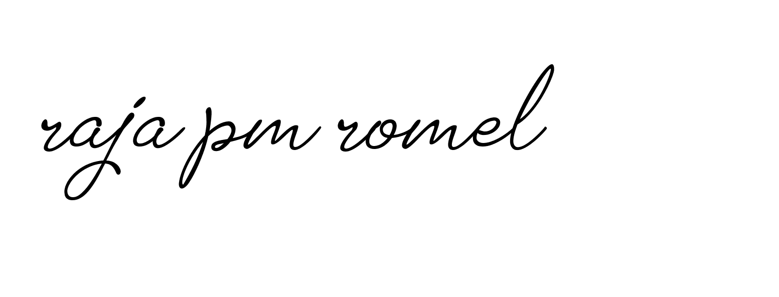 Signature of raja-pm-romel