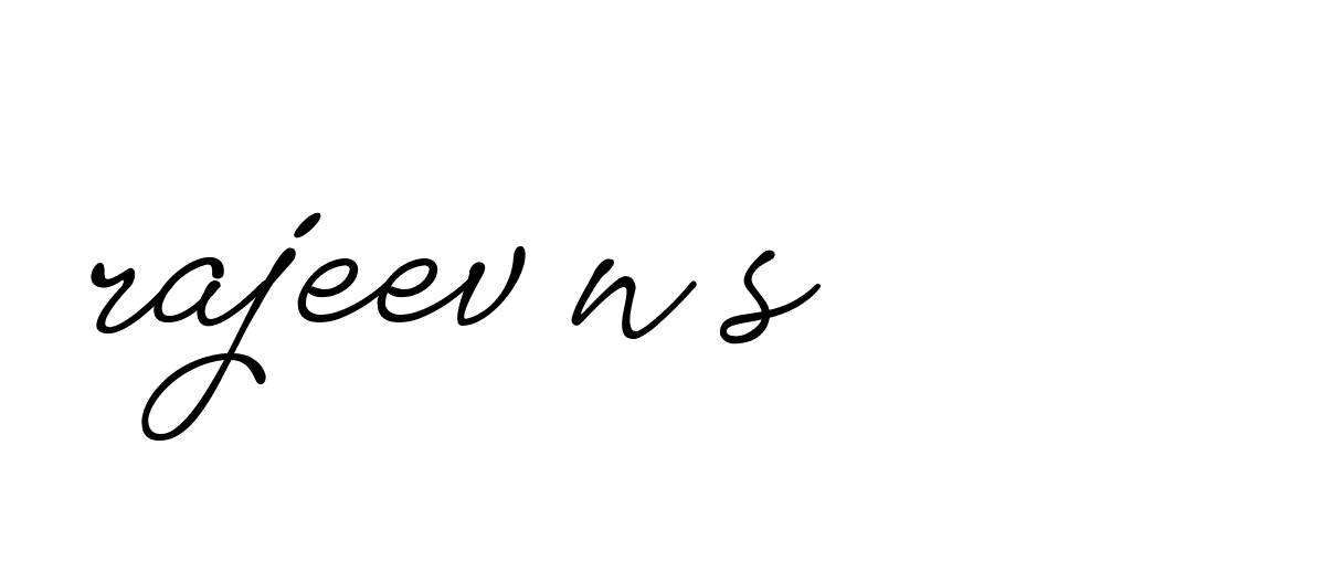 Signature of rajeev-n-s