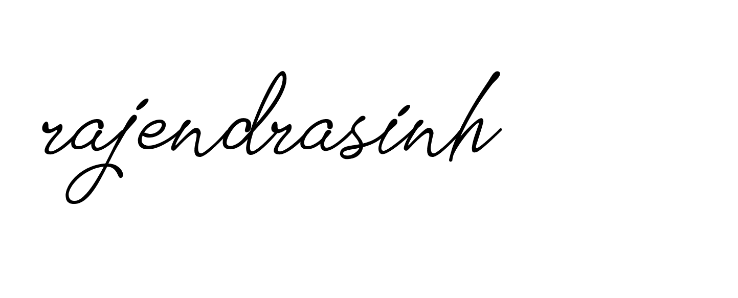 Signature of rajendrasinh