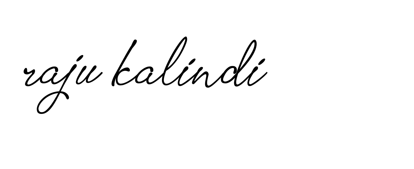 Signature of raju-kalindi-