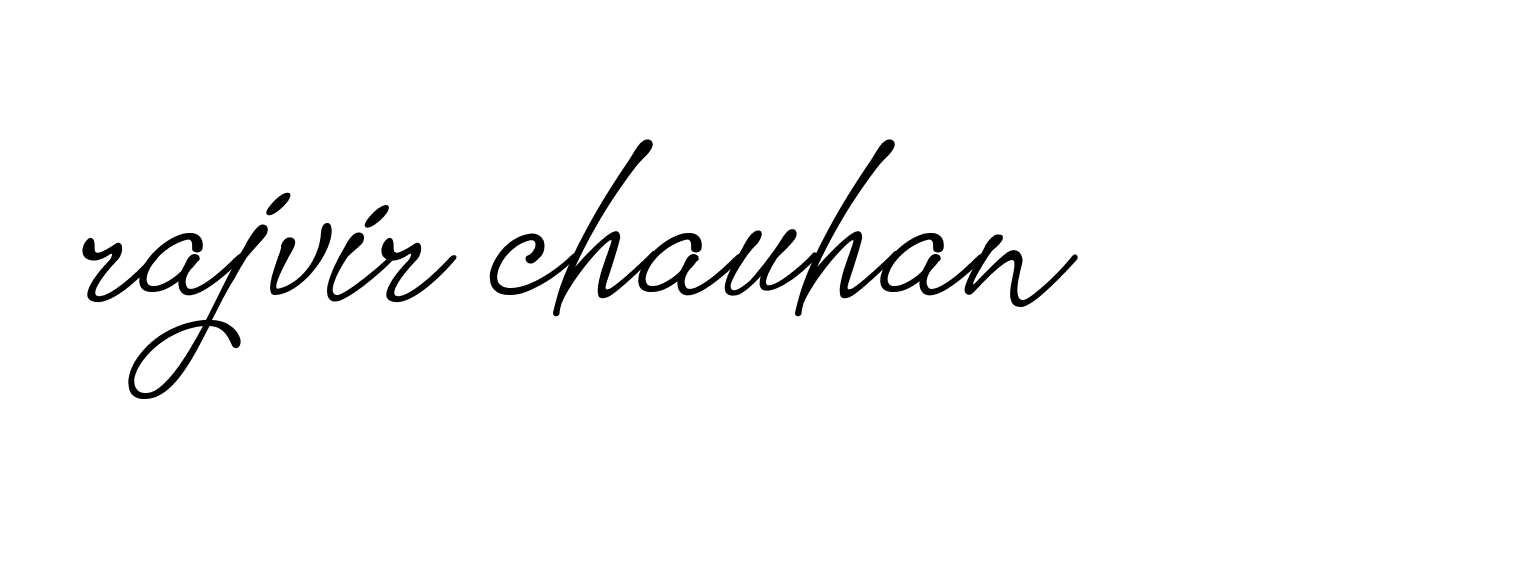 Signature of rajvir-chauhan