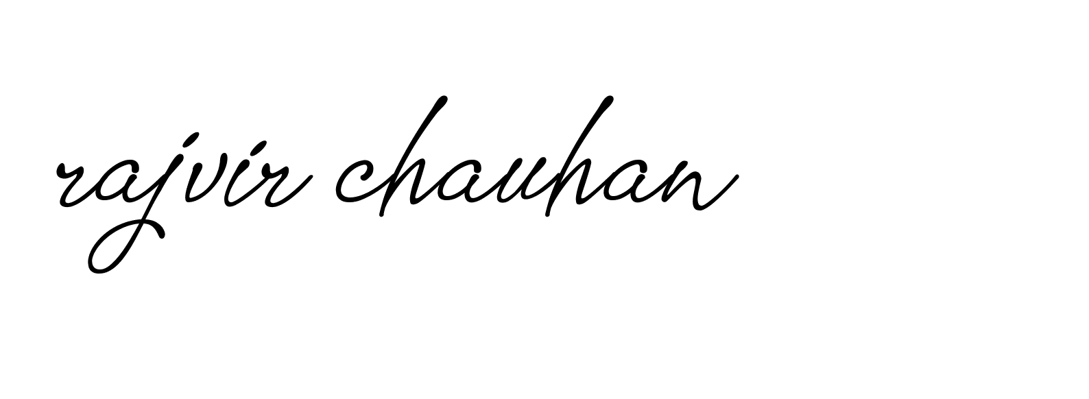 Signature of rajvir-chauhan-