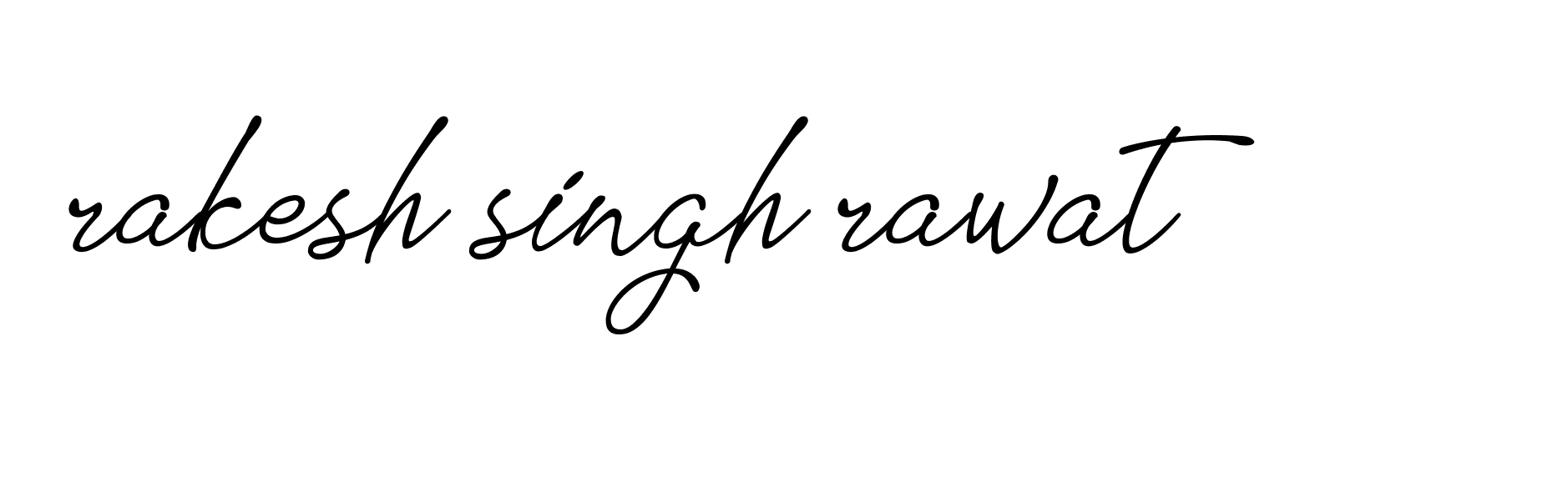 Signature of rakesh-singh-rawat