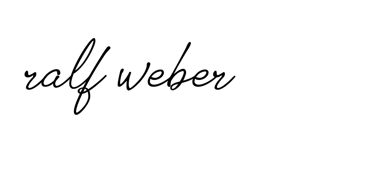 Signature of ralf-weber