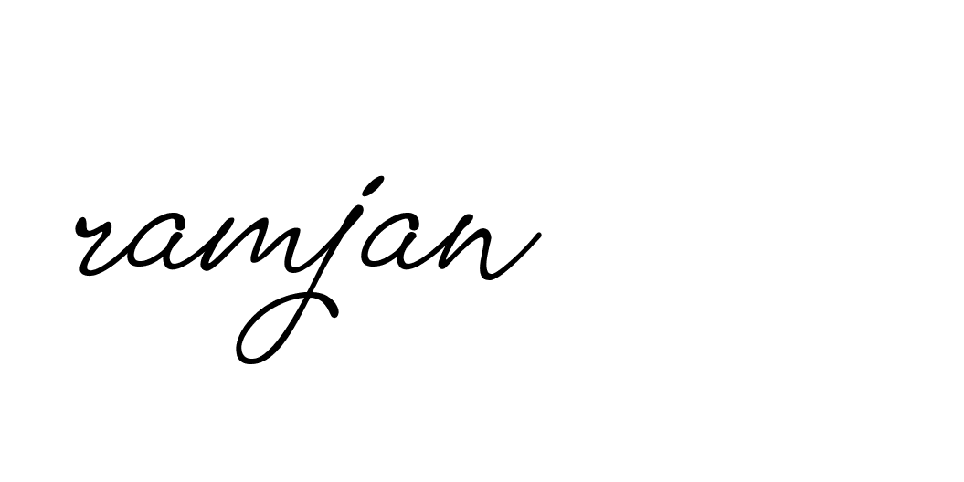 Signature of ramjan