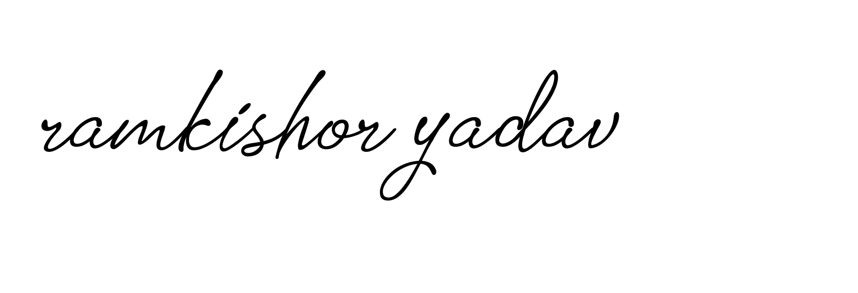 Signature of ramkishor-yadav