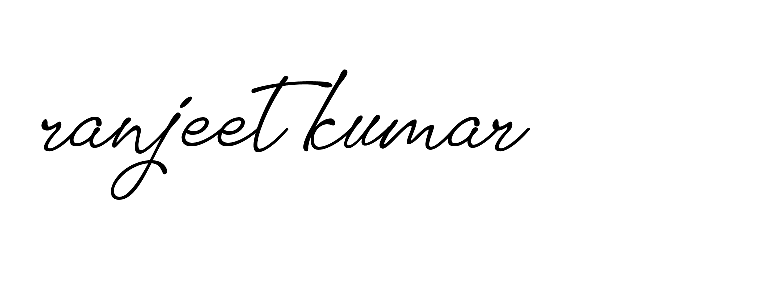 Signature of ranjeet-kumar