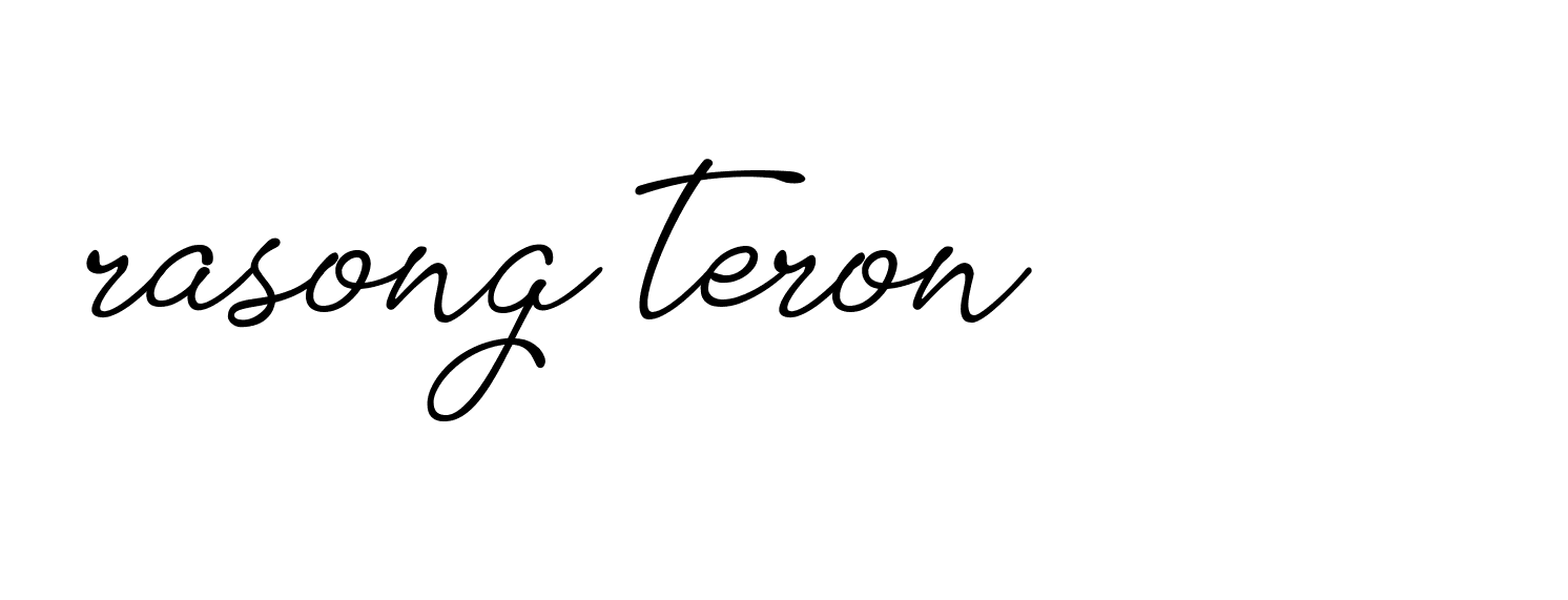 Signature of rasong-teron-