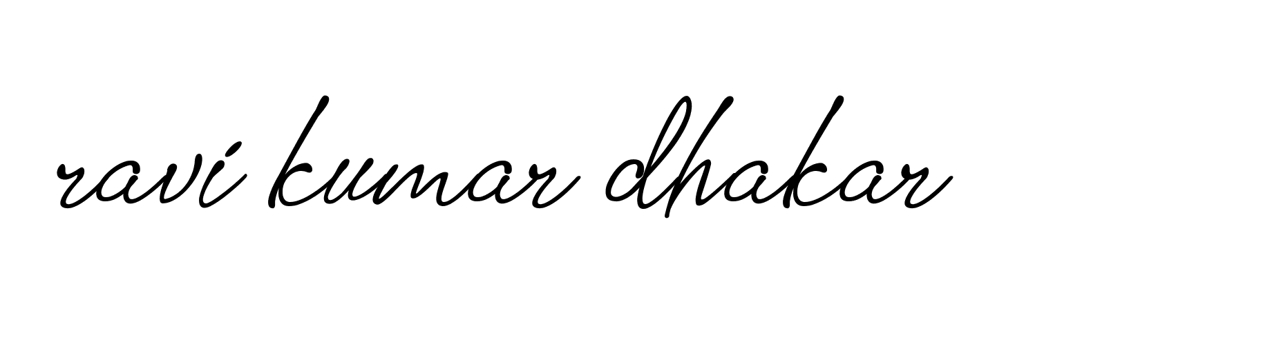 Signature of ravi-kumar-dhakar