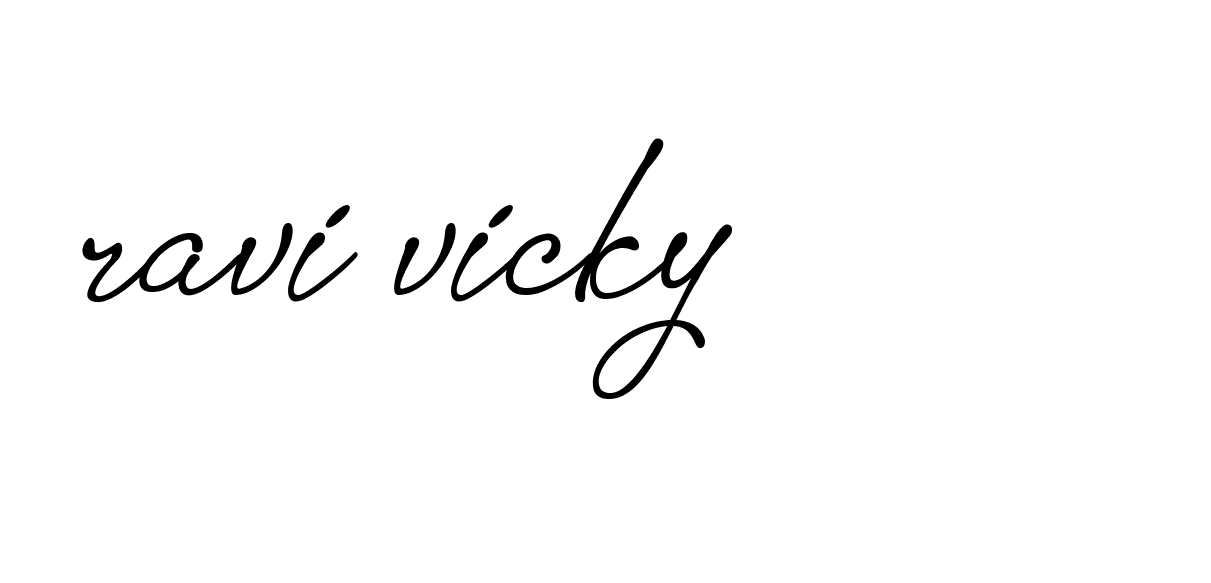 Signature of ravi-vicky