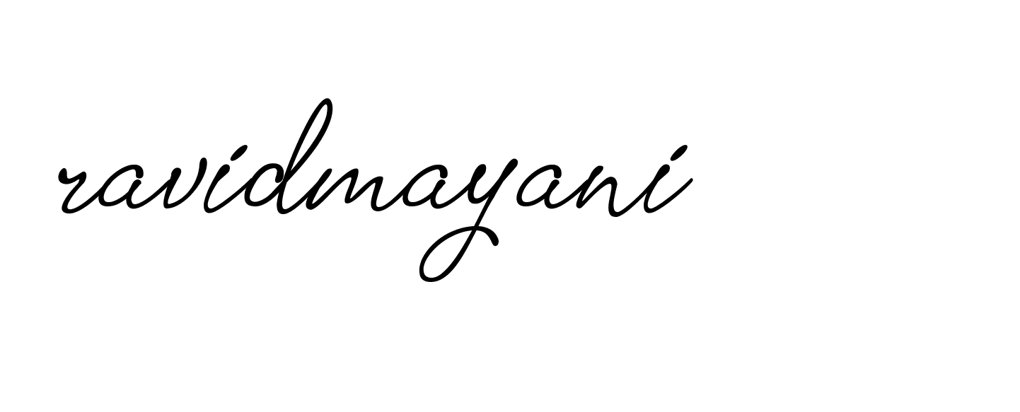 Signature of ravidmayani