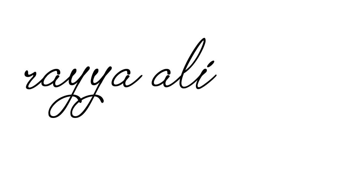 Signature of rayya-ali