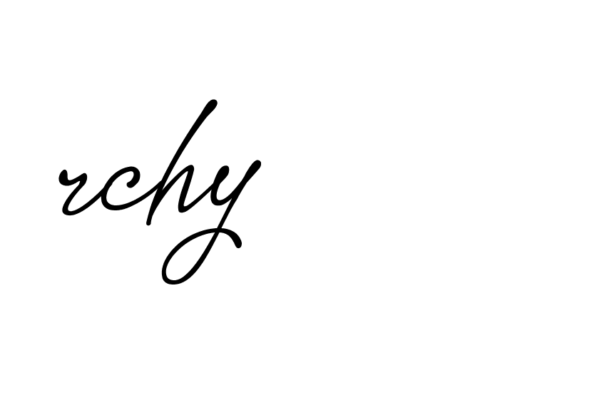 Signature of rchy