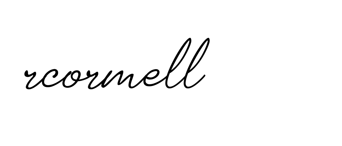 Signature of rcormell