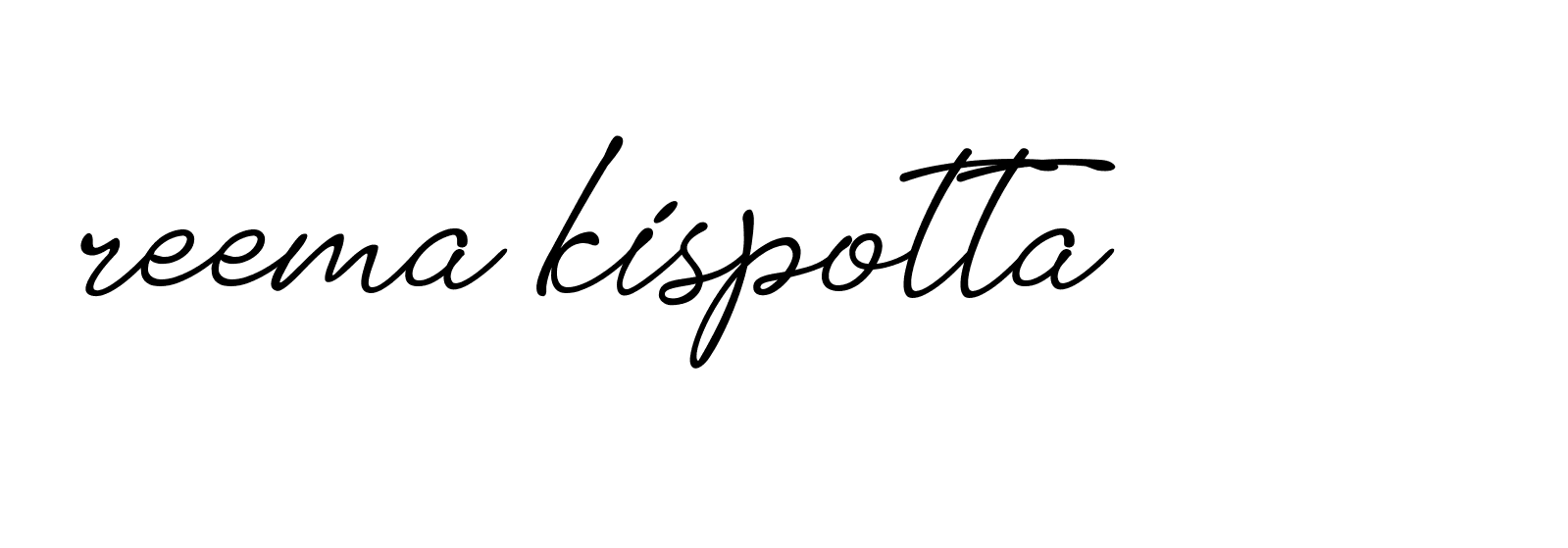 Signature of reema-kispotta