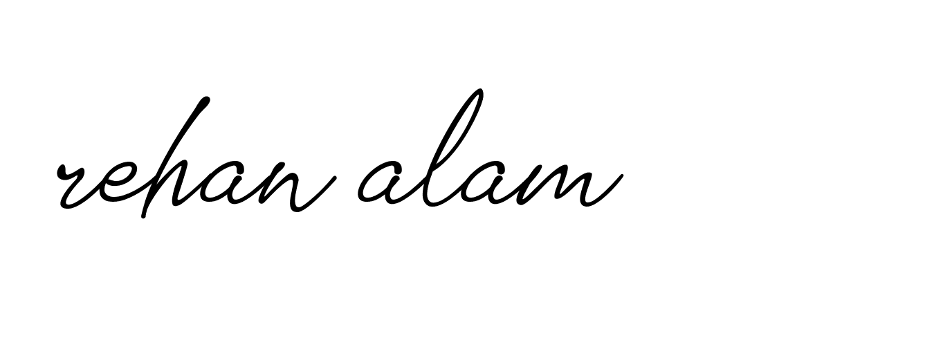 Signature of rehan-alam