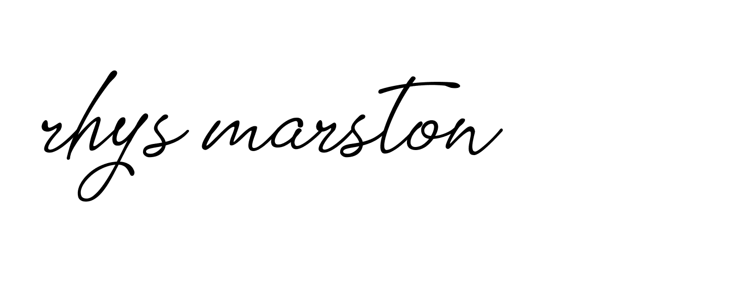 Signature of rhys-marston