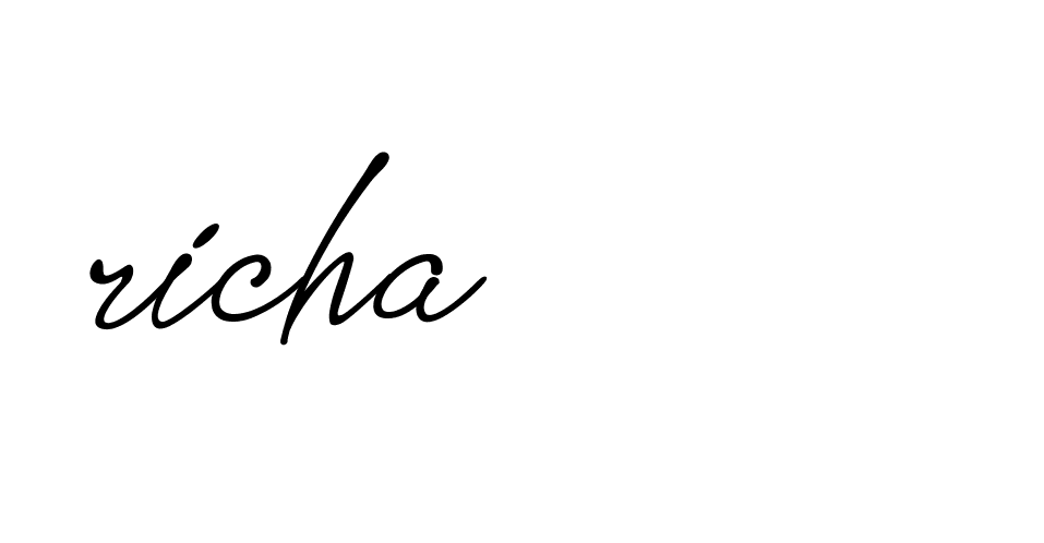 Signature of richa-