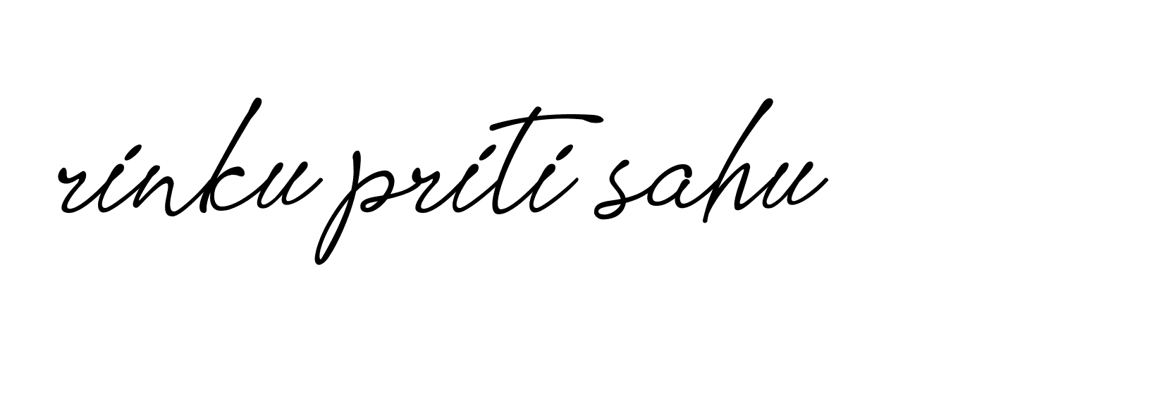 Signature of rinku-priti-sahu