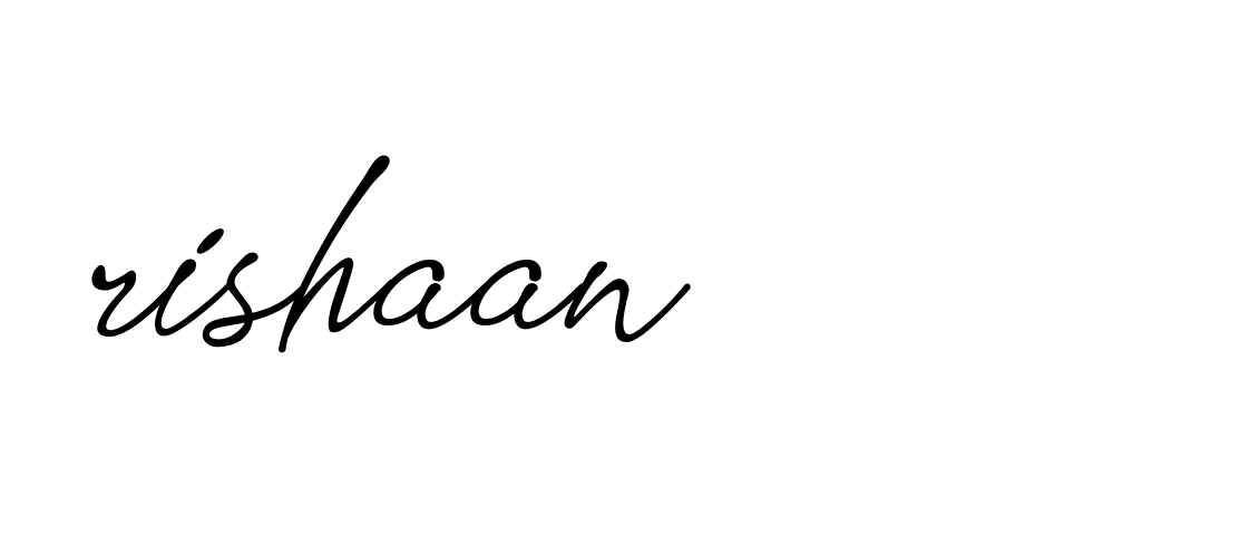 Signature of rishaan-