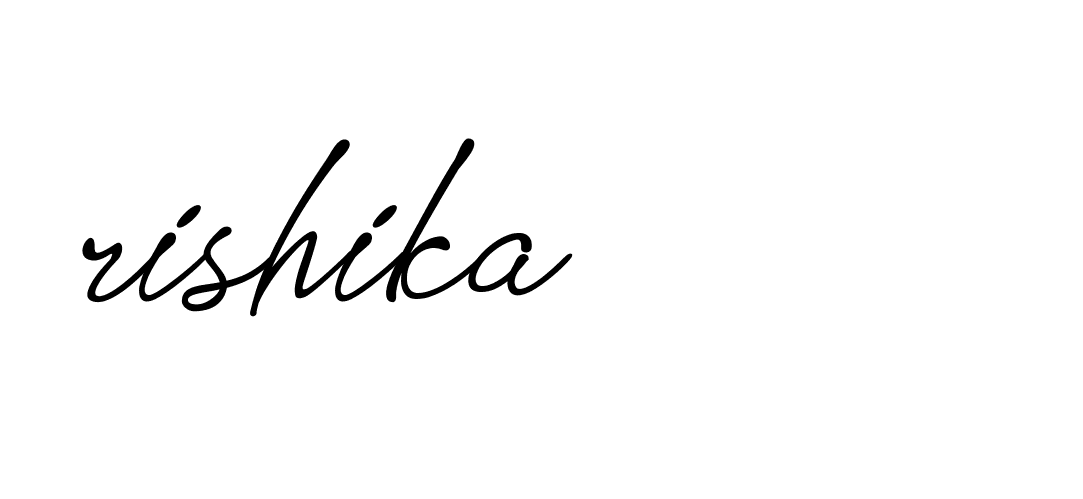 Signature of rishika-