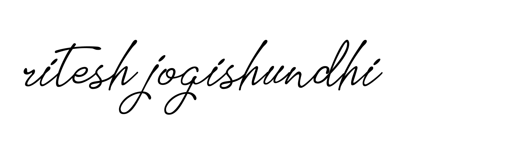 Signature of ritesh-jogishundhi