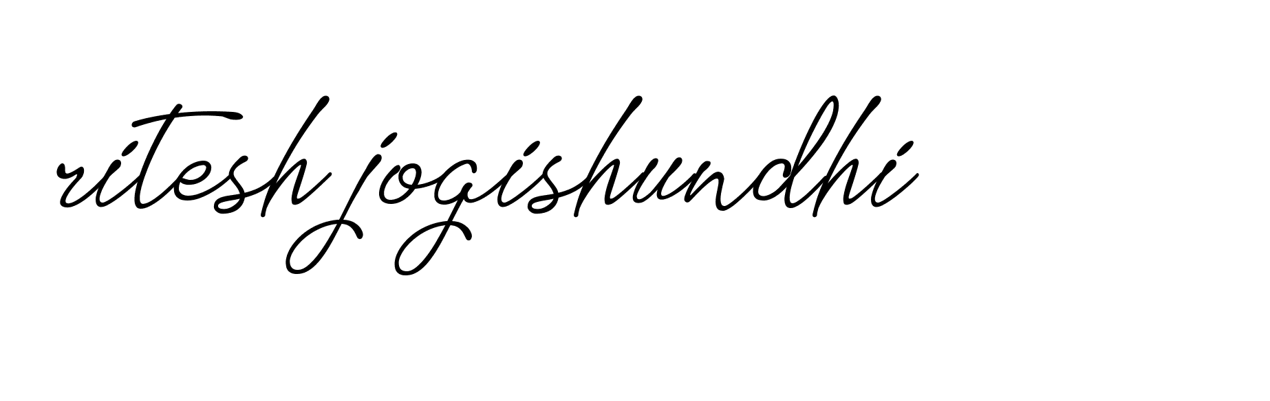 Signature of ritesh-jogishundhi-