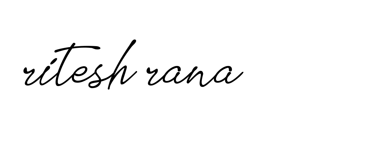 Signature of ritesh-rana