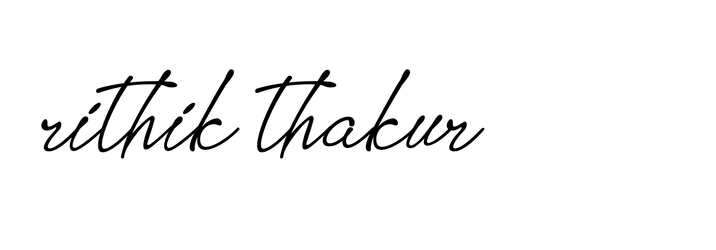 Signature of rithik-thakur