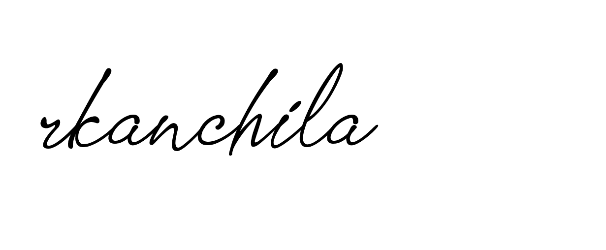 Signature of rkanchila