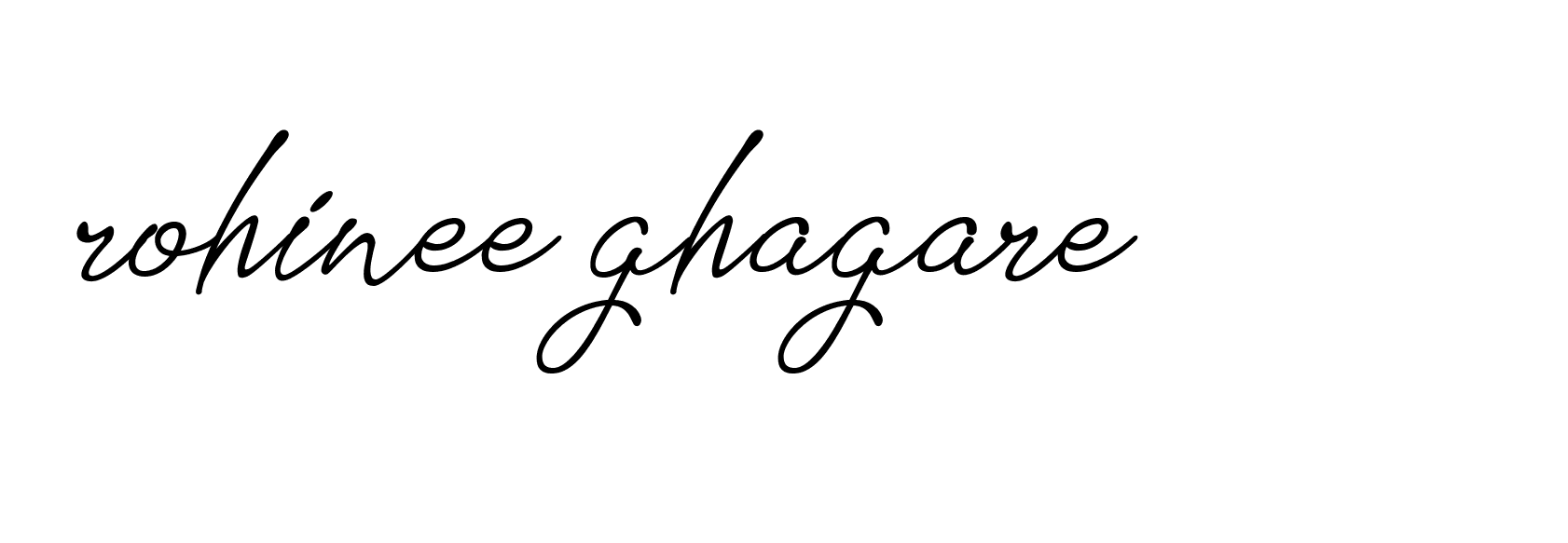 Signature of rohinee-ghagare