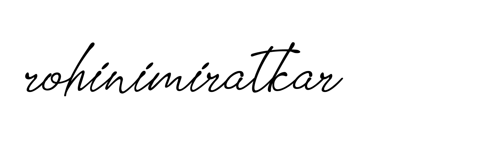 Signature of rohinimiratkar