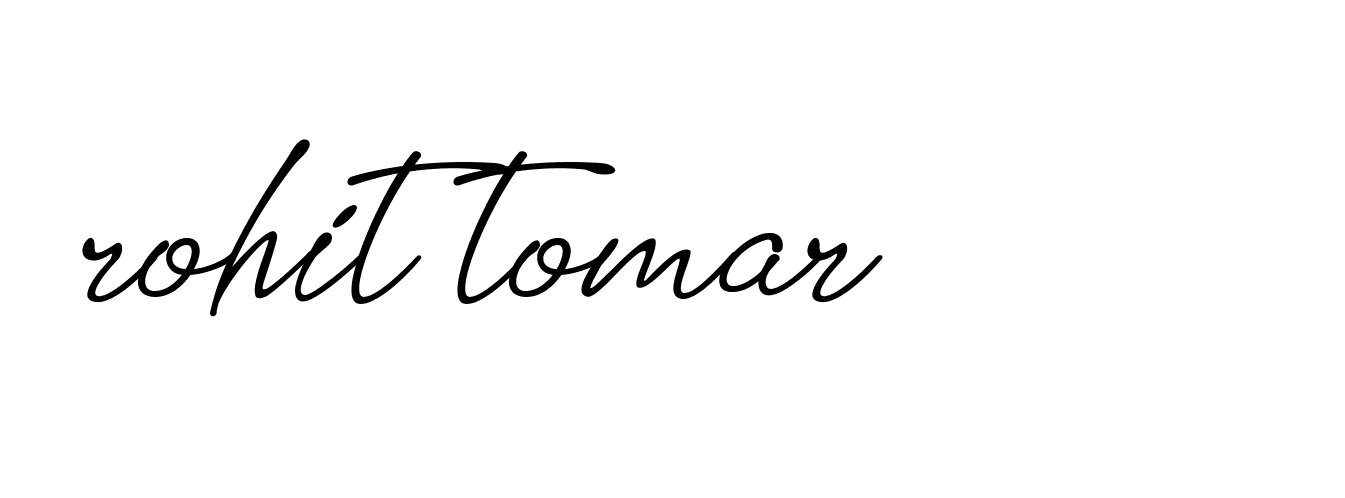 Signature of rohit-tomar