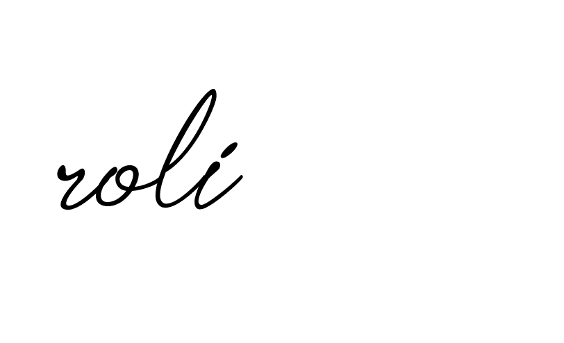 Signature of roli