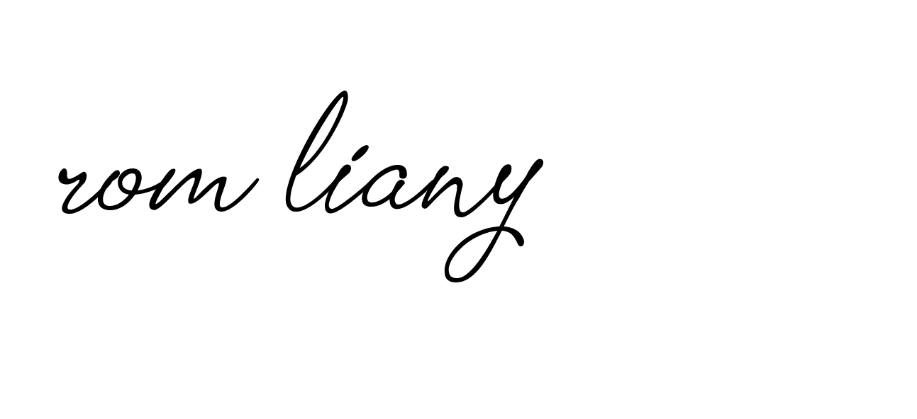 Signature of rom-liany-