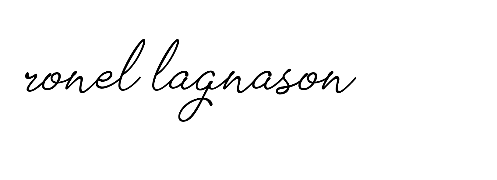 Signature of ronel-lagnason