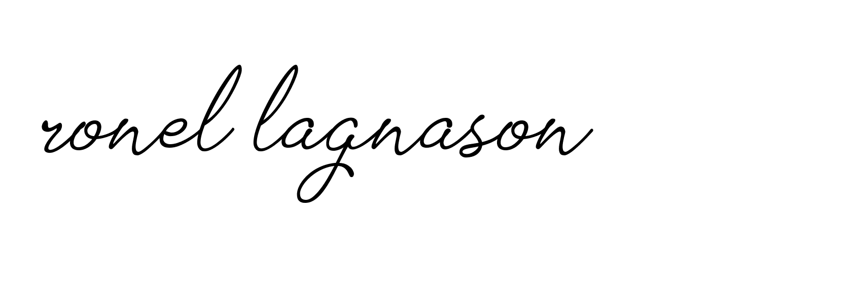 Signature of ronel-lagnason-