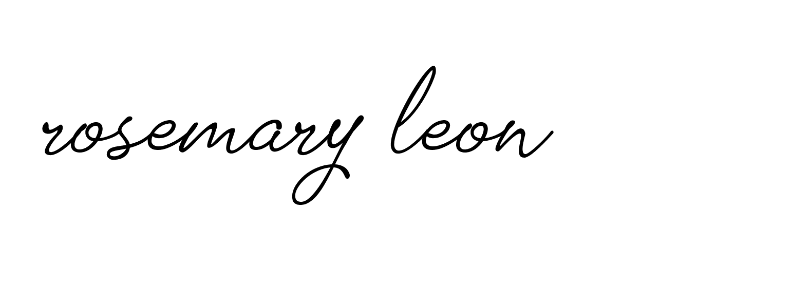 Signature of rosemary-leon