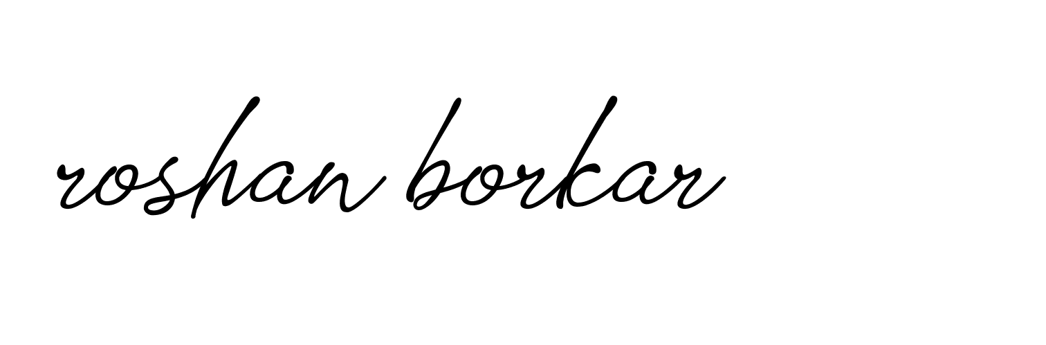 Signature of roshan-borkar