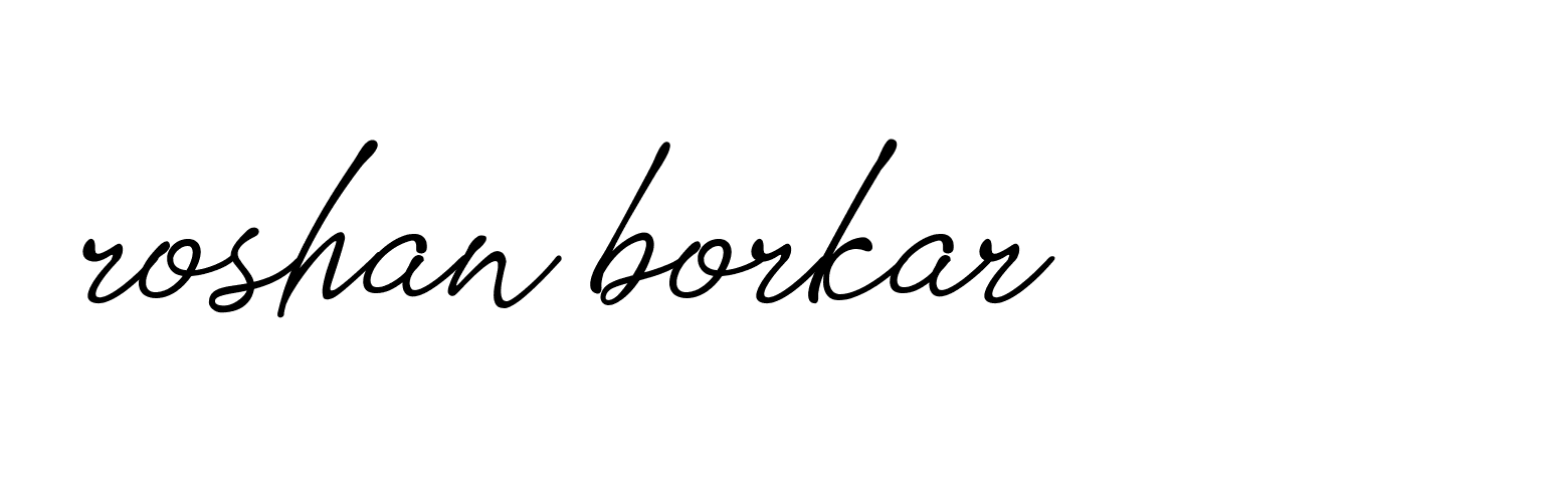 Signature of roshan-borkar-