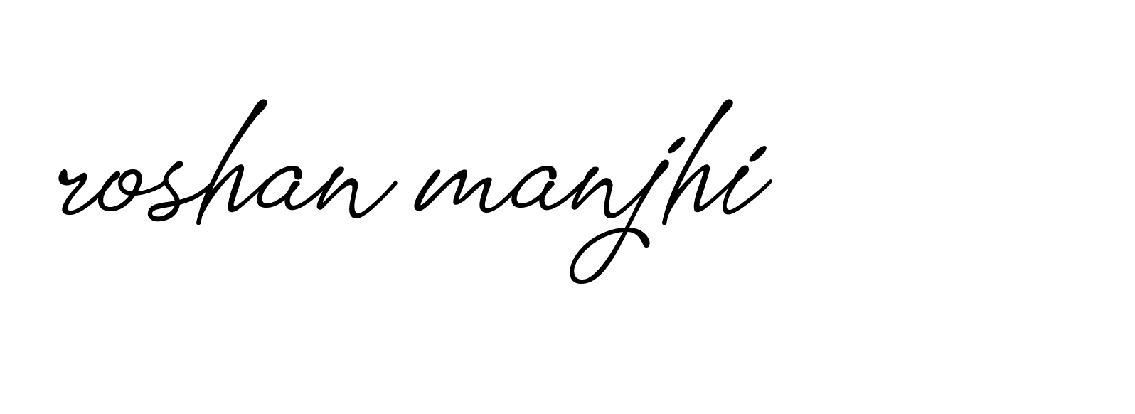 Signature of roshan-manjhi-