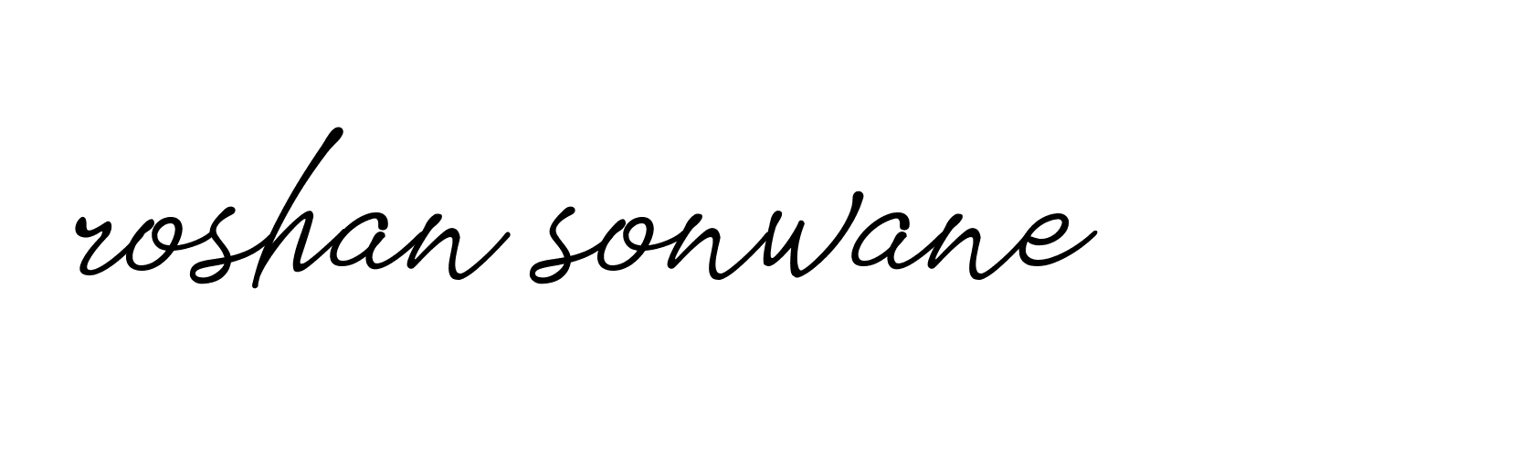 Signature of roshan-sonwane