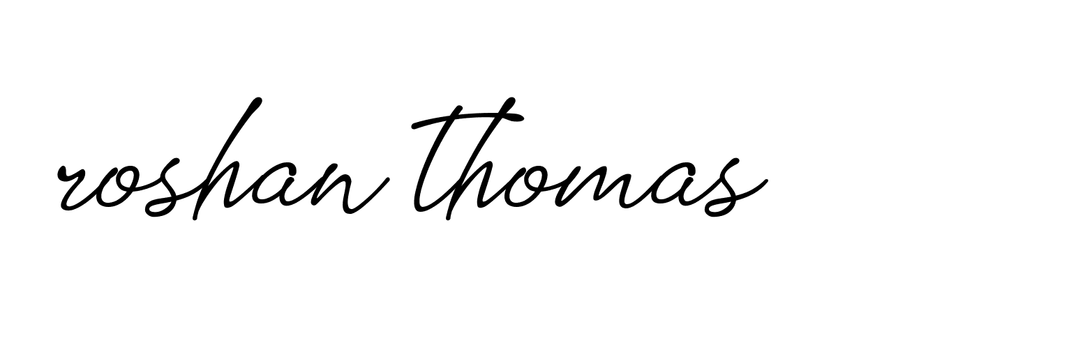 Signature of roshan-thomas