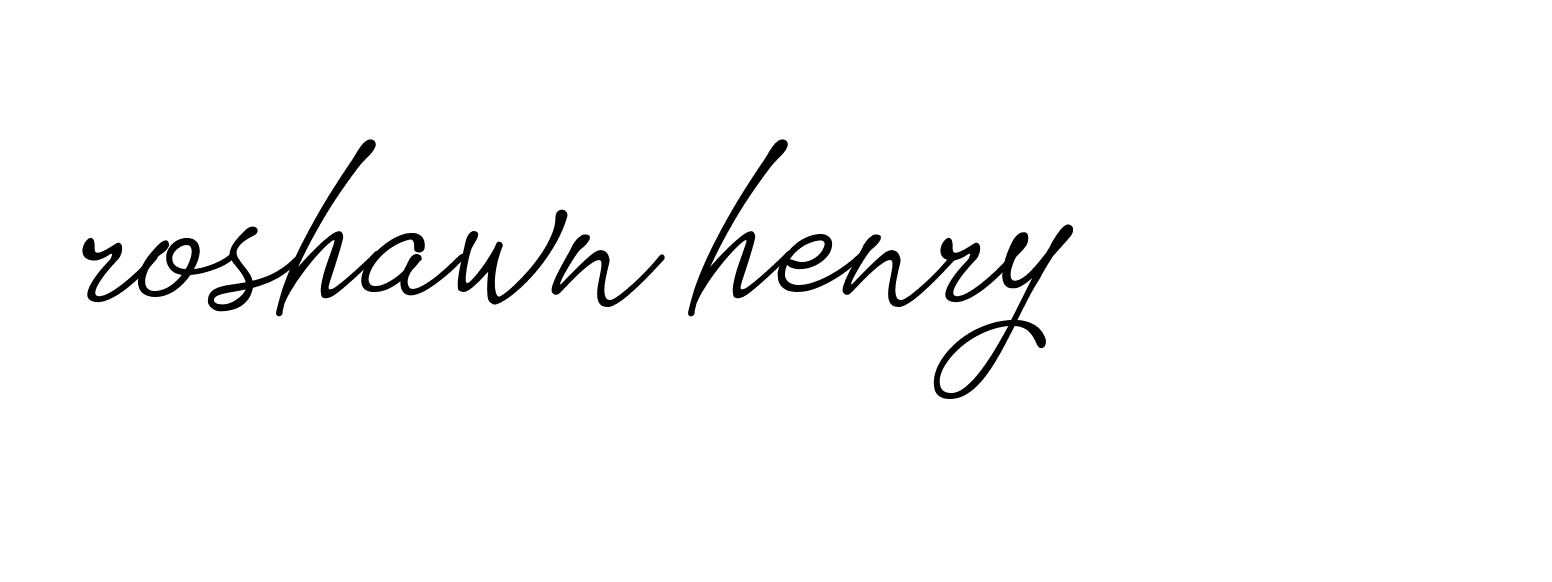 Signature of roshawn-henry