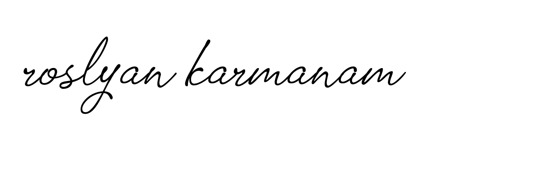 Signature of roslyan-karmanam-