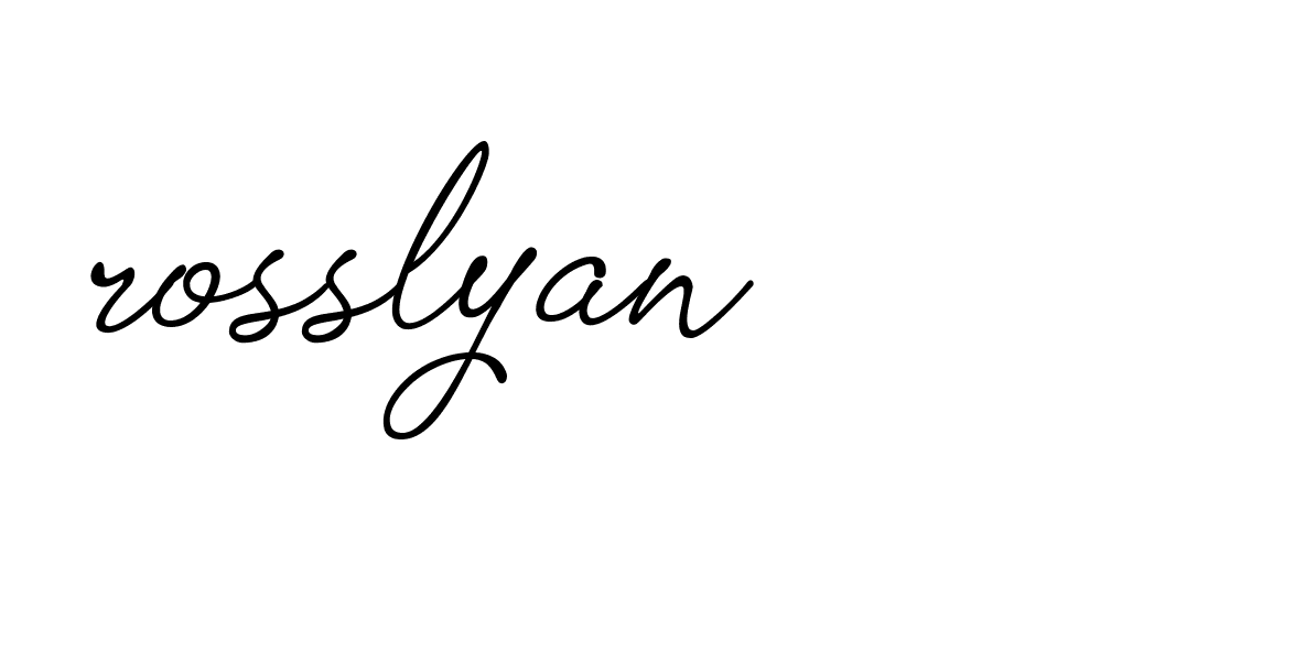 Signature of rosslyan-