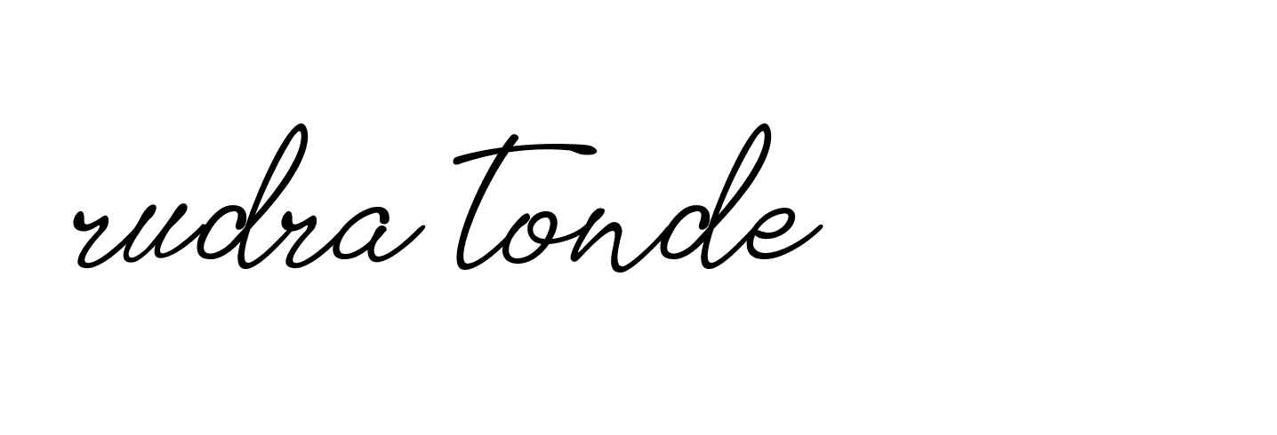 Signature of rudra-tonde-